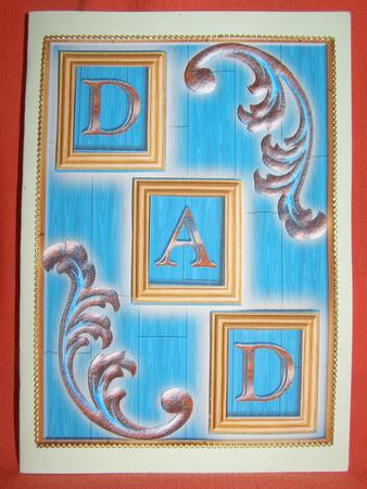 A Great Card Topper for Dad at Anytime by Susan Smith