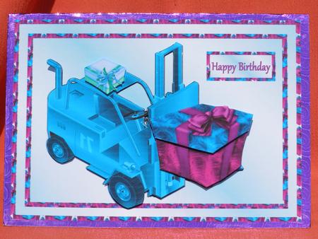 Forklift with Gifts Sbs by Susan Smith