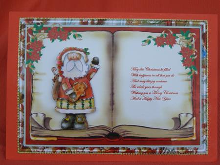 Vintage Christmas Santa by Susan Smith