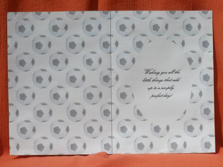 Footy Insert & Birthday by Susan Smith