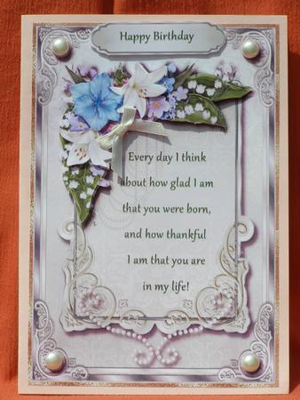 How Glad I Am Card Topper 2 by Susan Smith