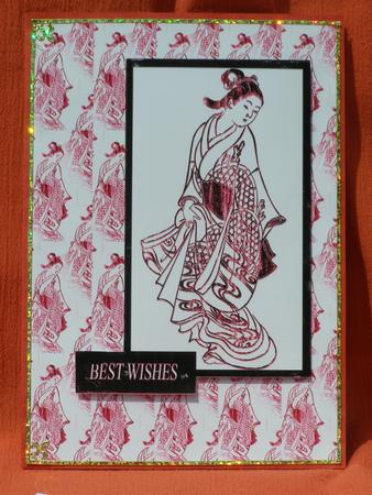 Oriental Girl in Pink by Susan Smith