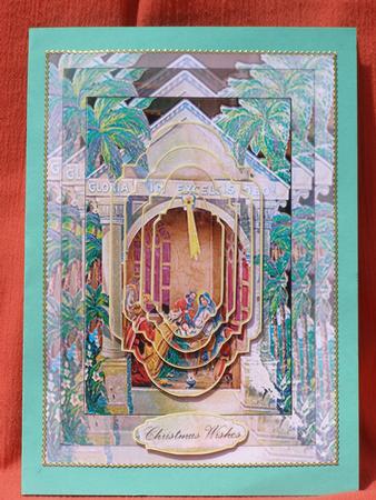 Christmas Vintage in the Manger by Susan Smith