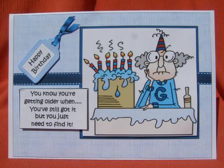 Gus Has Still Got It Quick Card by Susan Smith