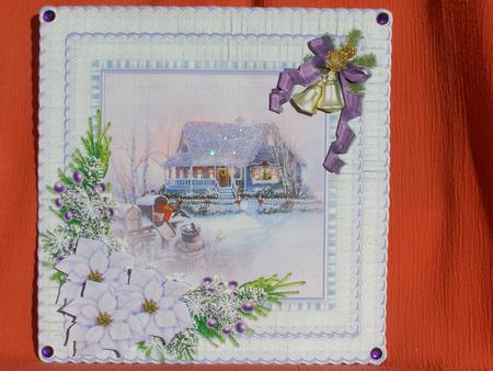 8x8 Purple and Lavender Christmas by Susan Smith