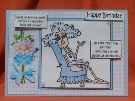 Stella How Old Are We Friend Quick Card by Susan Smith
