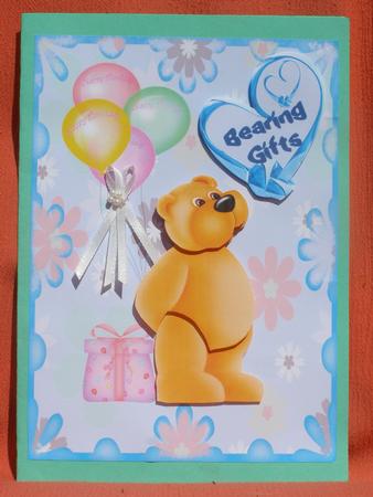 Bearing Gifts Balloon Bear Happy Bearthday by Susan Smith