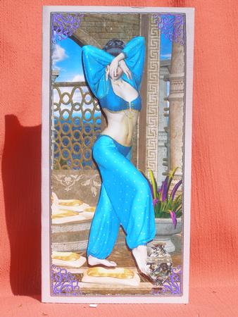 Belly Dancer Dl Topper and Insert by Susan Smith