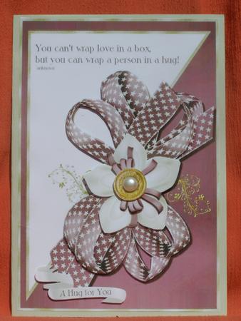 Wrappend in a Hug Topper by Susan Smith