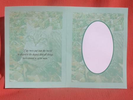 Insert for Kitty in the Leaves Corner Stacker Card by Susan Smith