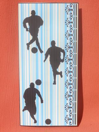 Soccer Players Voucher Card by Susan Smith