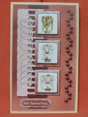 Mademoiselle Card Topper 2 by Susan Smith