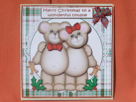 Christmas Bear Couple by Susan Smith