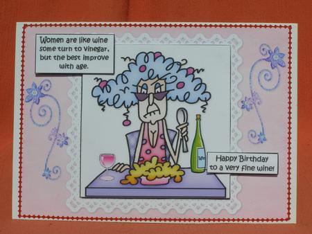 Stella's Like a Fine Wine Quick Card by Susan Smith