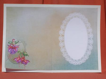 The Fuchsia Fairy Blank Insert by Susan Smith