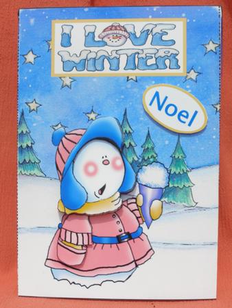 Little Snowgirl Two by Susan Smith
