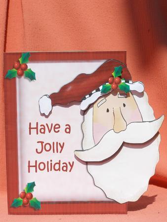 Santa Over the Edge by Susan Smith