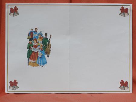 Vintage Carol Singers Christmas Insert1 by Susan Smith