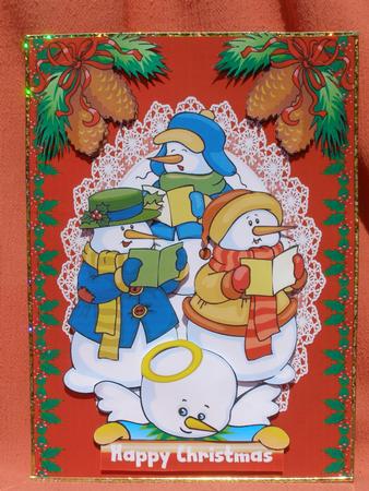 Snowmen Carollers by Susan Smith