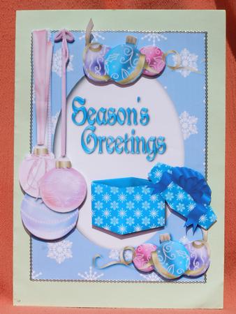 Season's Greetings Topper + Decoupage by Susan Smith
