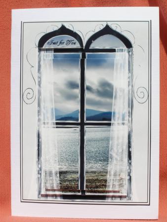 Through the Window Derwent Water by Susan Smith