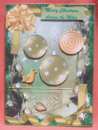 Lovely Green Christmas Babbles by Susan Smith