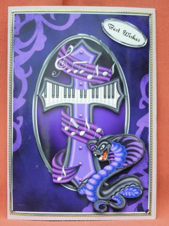 Musical Cross and Snake by Susan Smith
