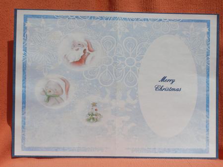 Christmas Santa Insert by Susan Smith