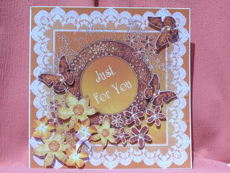 Autumn Glow Butterflies and Flowers by Susan Smith