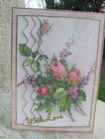 Rose Posie Wavy Centre Stacker by Susan Smith