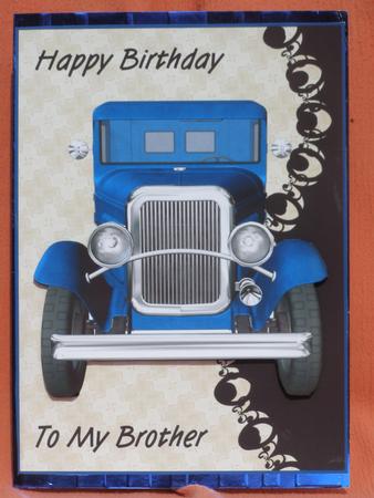Old Blue Truck for Brother by Susan Smith