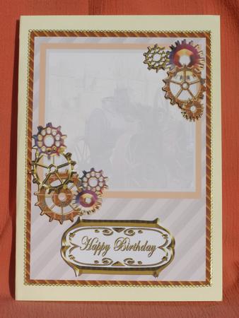 Traction Engine with Cogs (steampunk) by Susan Smith