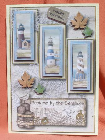 Seashore Card Topper 1 by Susan Smith