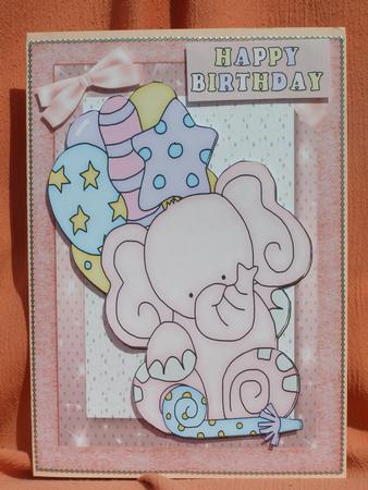 Ellies Birthday Pink by Susan Smith