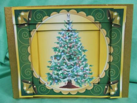 Christmas Tree Spiral Edge Stacker by Susan Smith