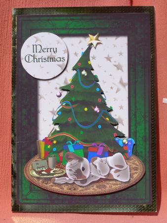 Sleepy Puppy Waiting for Santa by Susan Smith