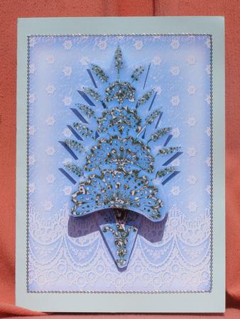 Vintage Floral 75, Evergreen Tree by Susan Smith