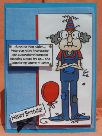 Gus is at an Interesting Age Quick Card by Susan Smith