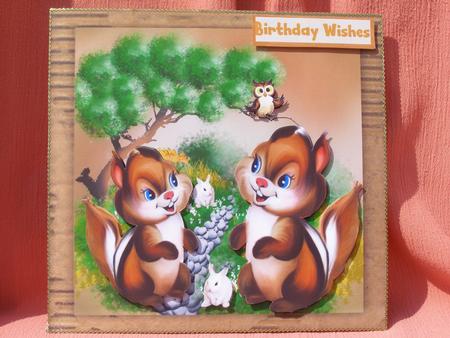 Chipmunks at Play by Susan Smith