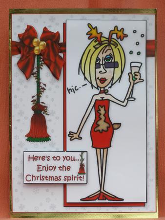 J.j and Christmas Spirit Quick Card by Susan Smith