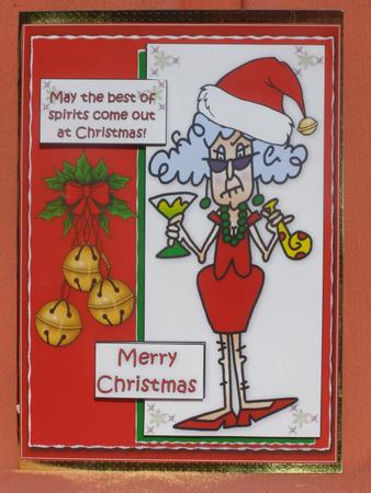 Stella is in the Christmas Spirit Quick Card by Susan Smith