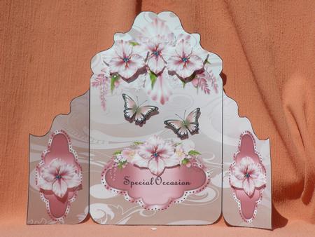 Gatefold Pink Floral Beauty by Susan Smith