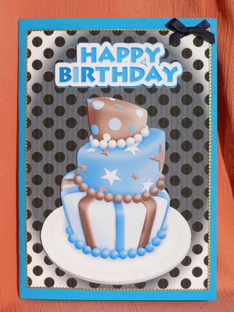 Topsey Turvey Birthday Cake - Blue by Susan Smith