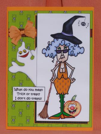 Stella is Ready for Halloween Quick Card by Susan Smith