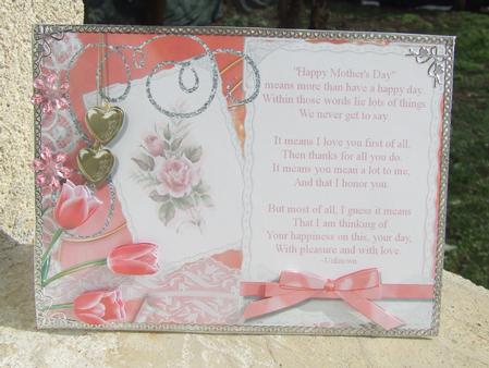 Happy Mother's Day Card Topper by Susan Smith