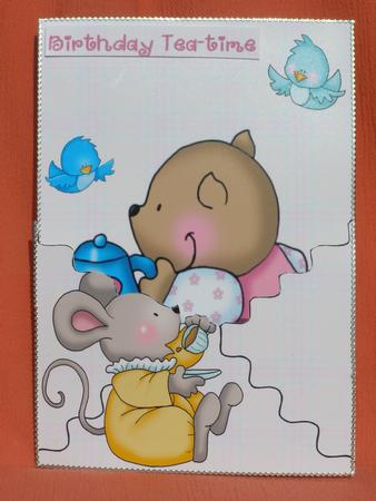 Envelope Card Tea-time by Susan Smith
