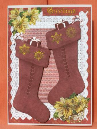 Red Christmas Stockings by Susan Smith