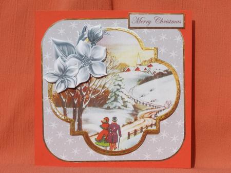 Vintage Christmas a Walk to Church by Susan Smith