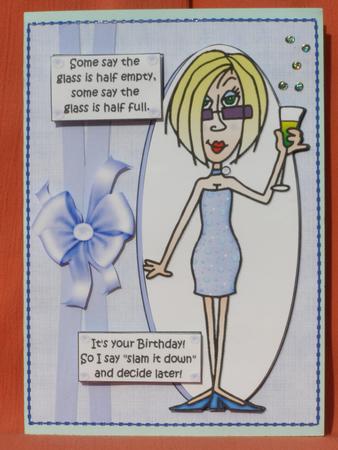 J.j Has Advice for Your Birthday Quick Card by Susan Smith