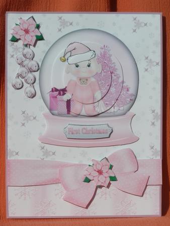 Baby's First Christmas Pink by Susan Smith